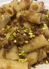 Ricetta Rigatoni con tonno croccante