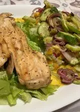 Ricetta Fettine di pollo grigliate con insalata esotica