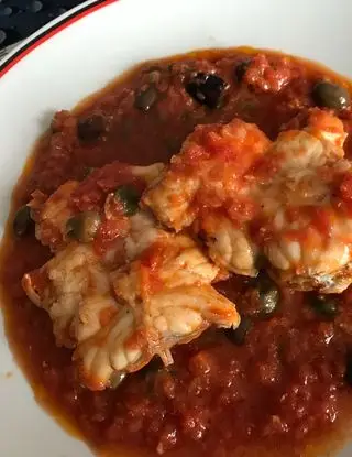 Ricetta Tranci di rana pescatrice al sugo di pomodoro di maurizio765