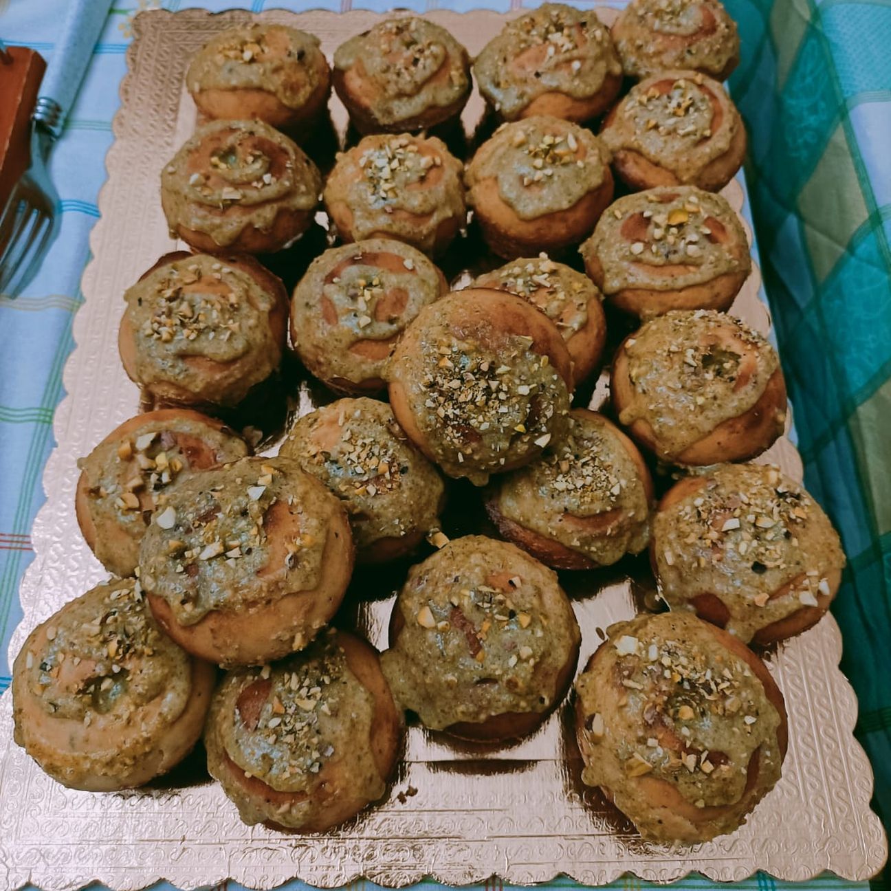 Muffine al pistacchio