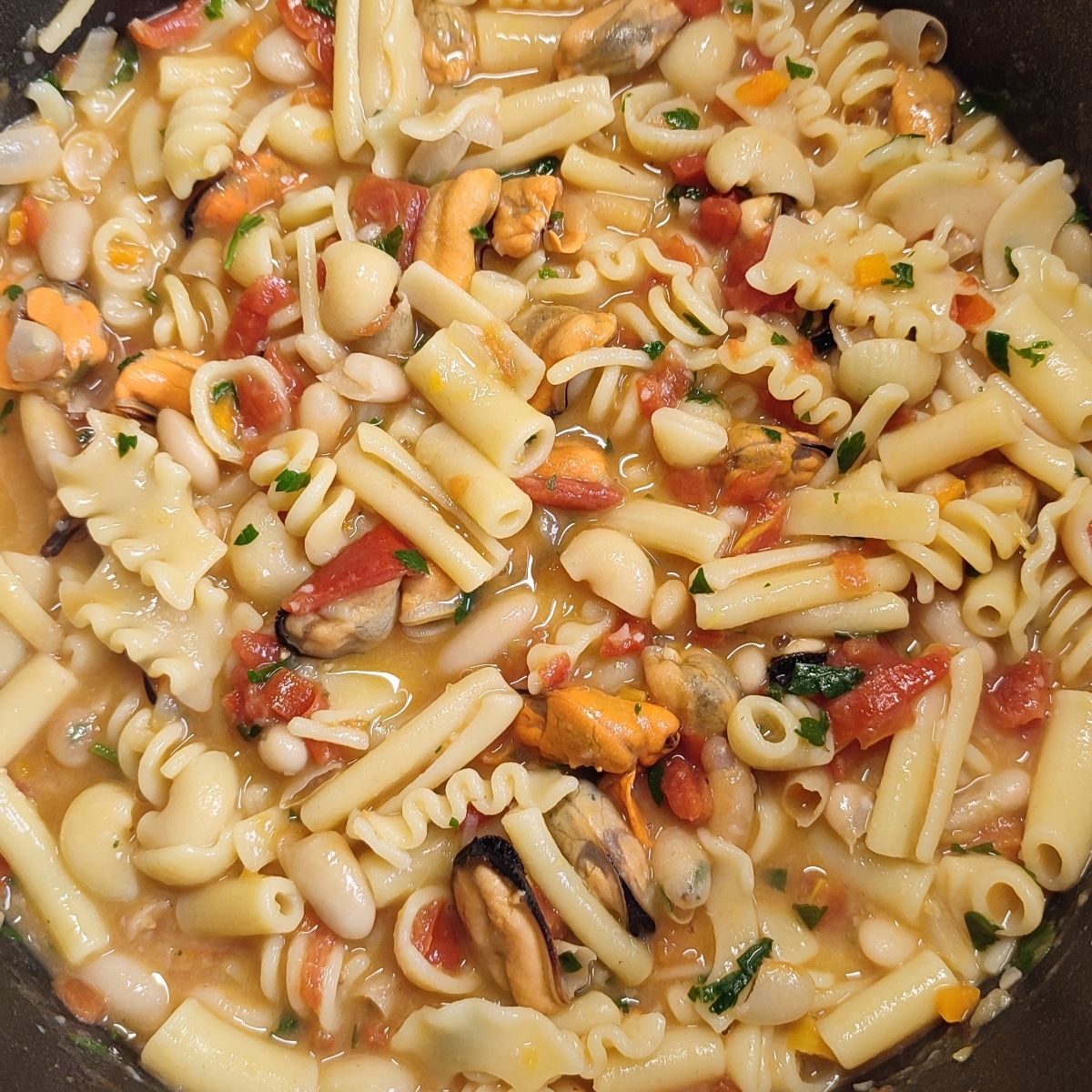 PASTA MISTA FAGIOLI E COZZE