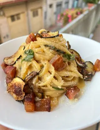 Ricetta Linguine Zucchine e Guanciale di FraiFornelli
