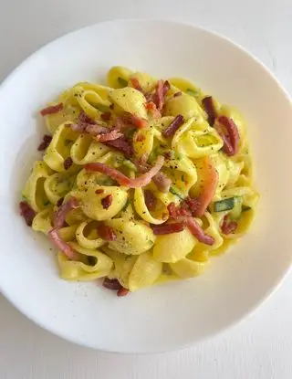 Ricetta Conchiglie Zucchine e Speck di FraiFornelli