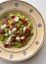 Ricetta Pasta crema di Zucchine, ricotta e Capocollo
