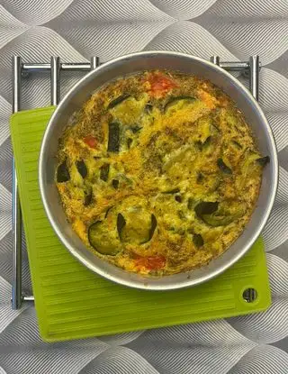 Ricetta frittata di zucchine e pomodori in friggitrice ad aria di beaferrari