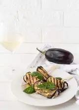 Ricetta Spiedini di involtini di melanzane grigliate