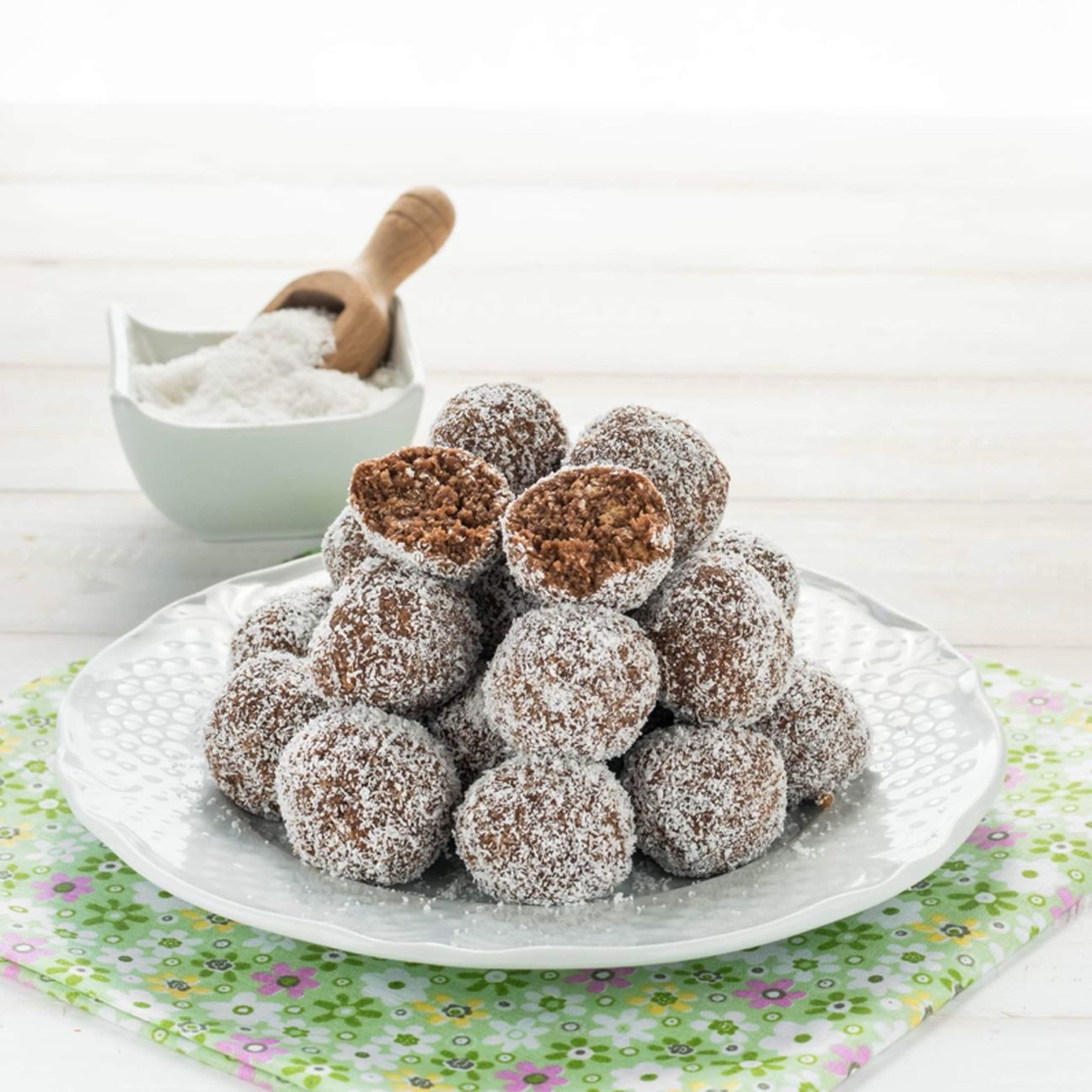 Palline al cocco e nutella