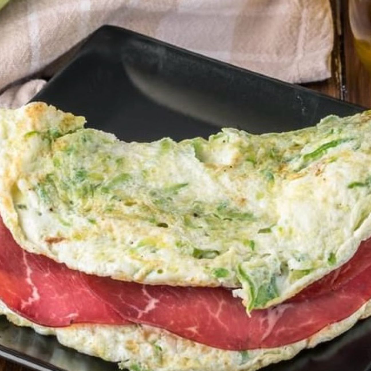 OMELETTE DI ALBUMI E ZUCCHINE