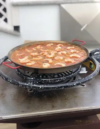 Ricetta Paellas/pane rustico/paella/ tortelli ripieni di Andria, salsiccia, pecorino, erbe aromatiche di user010