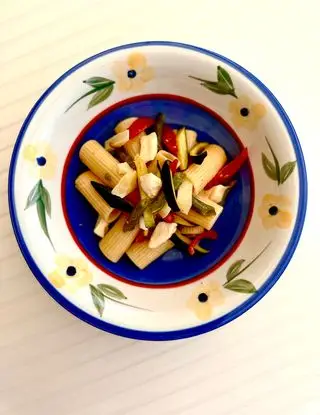 Ricetta Mezze maniche d’estate
Zucchine, pomodorini , mozzarella pecoroni fresco ed un tocco di stracciatella di lucia.pavanastolfo