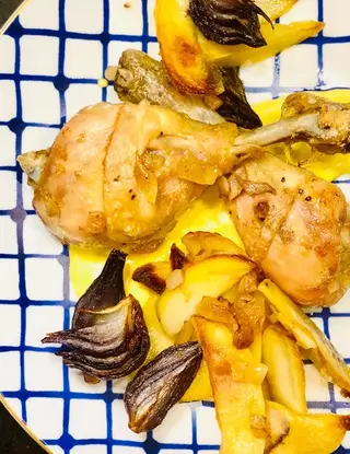 Ricetta Cosce di pollo con fonduta di taleggio allo zafferano di lucia.pavanastolfo