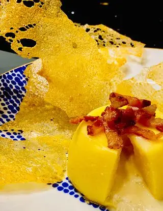 Ricetta Tortino di polenta con cuore fondente, croccante di guanciale e chips di polenta di lucia.pavanastolfo