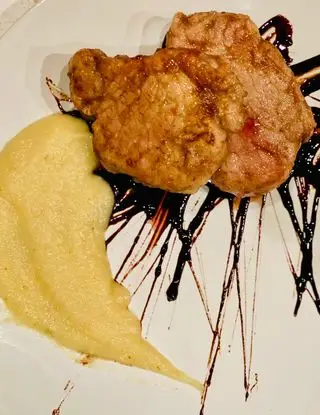 Ricetta Filetto di maiale affumicato con salsa alle mele e glassa all’aceto balsamico di lucia.pavanastolfo