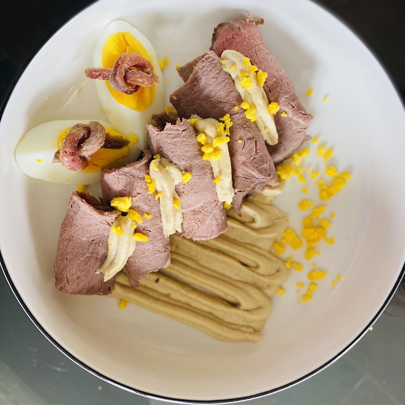 Vitello tonnato cotto a bassa temperatura