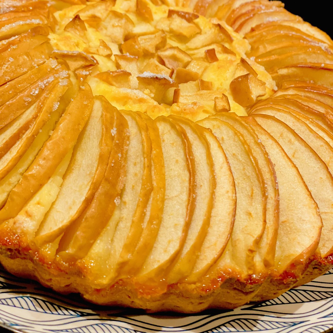 Torta di mele e ricotta