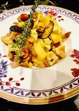 Ricetta Pappardelle funghi porcini , guanciale e castagne profumate al timo