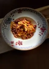 Ricetta Ravioli al brasato Fini con ragu alla bolognese