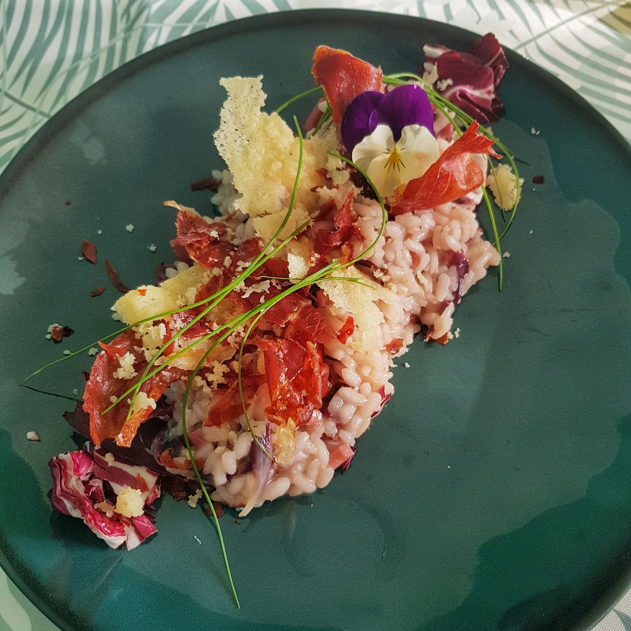 Risotto speck e radicchio