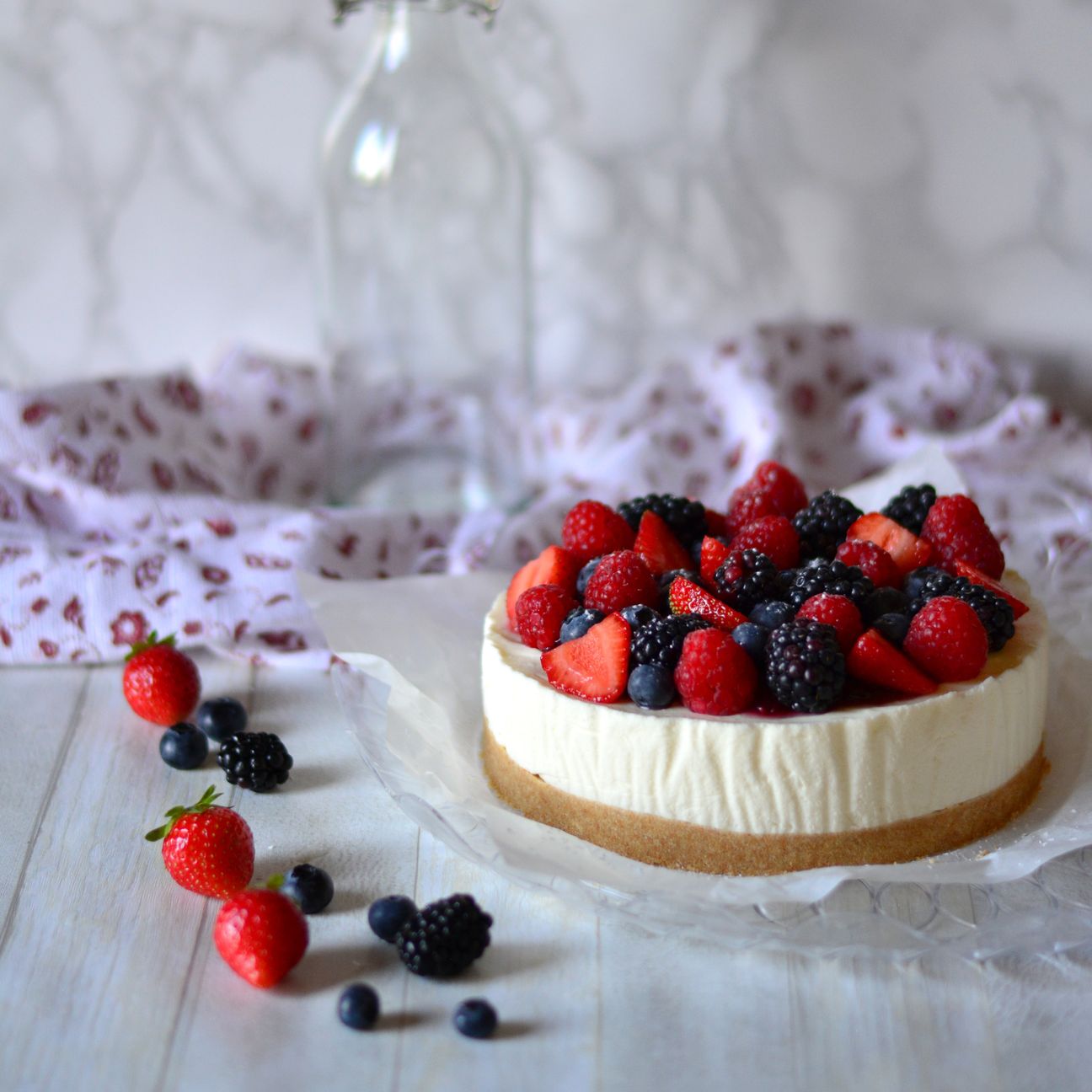 Cheesecake ai frutti di bosco
