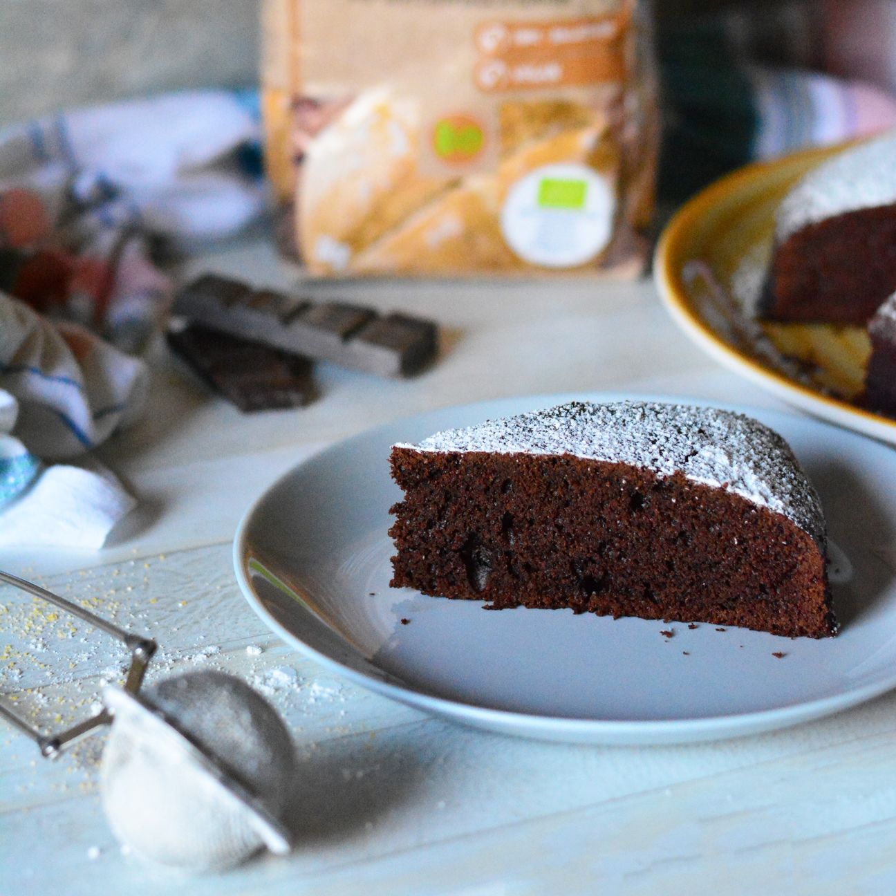 Torta al cacao con farina integrale