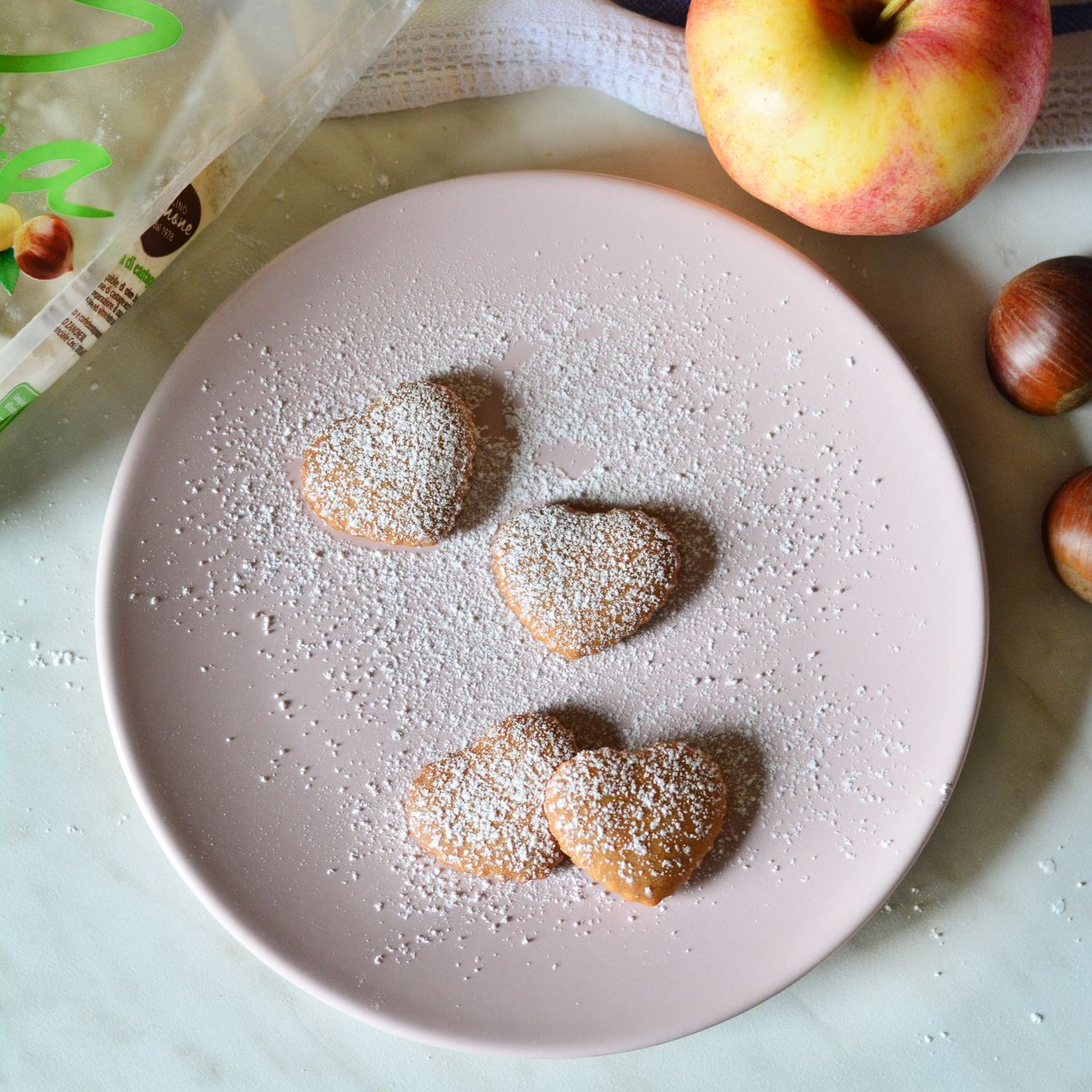 Biscottini di pasta frolla alle castagne