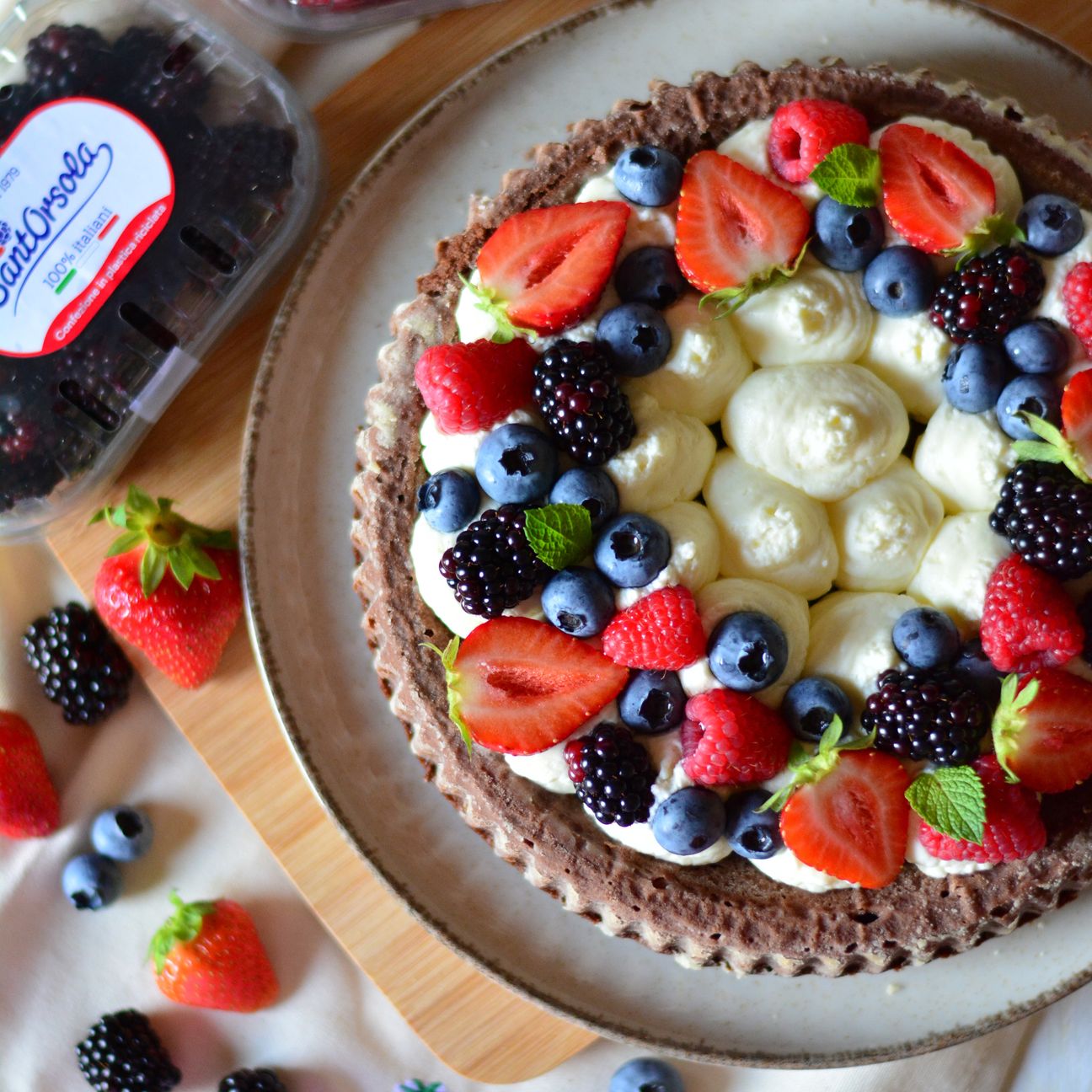 Crostata morbida al cacao