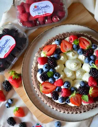 Ricetta Crostata morbida al cacao di ricettedimaria