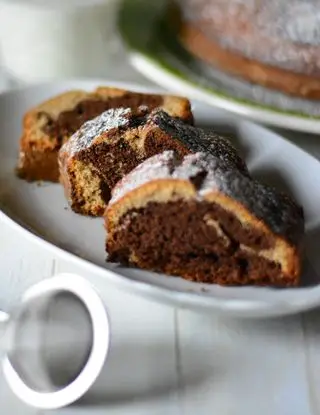 Ricetta Ciambella bicolore integrale di ricettedimaria