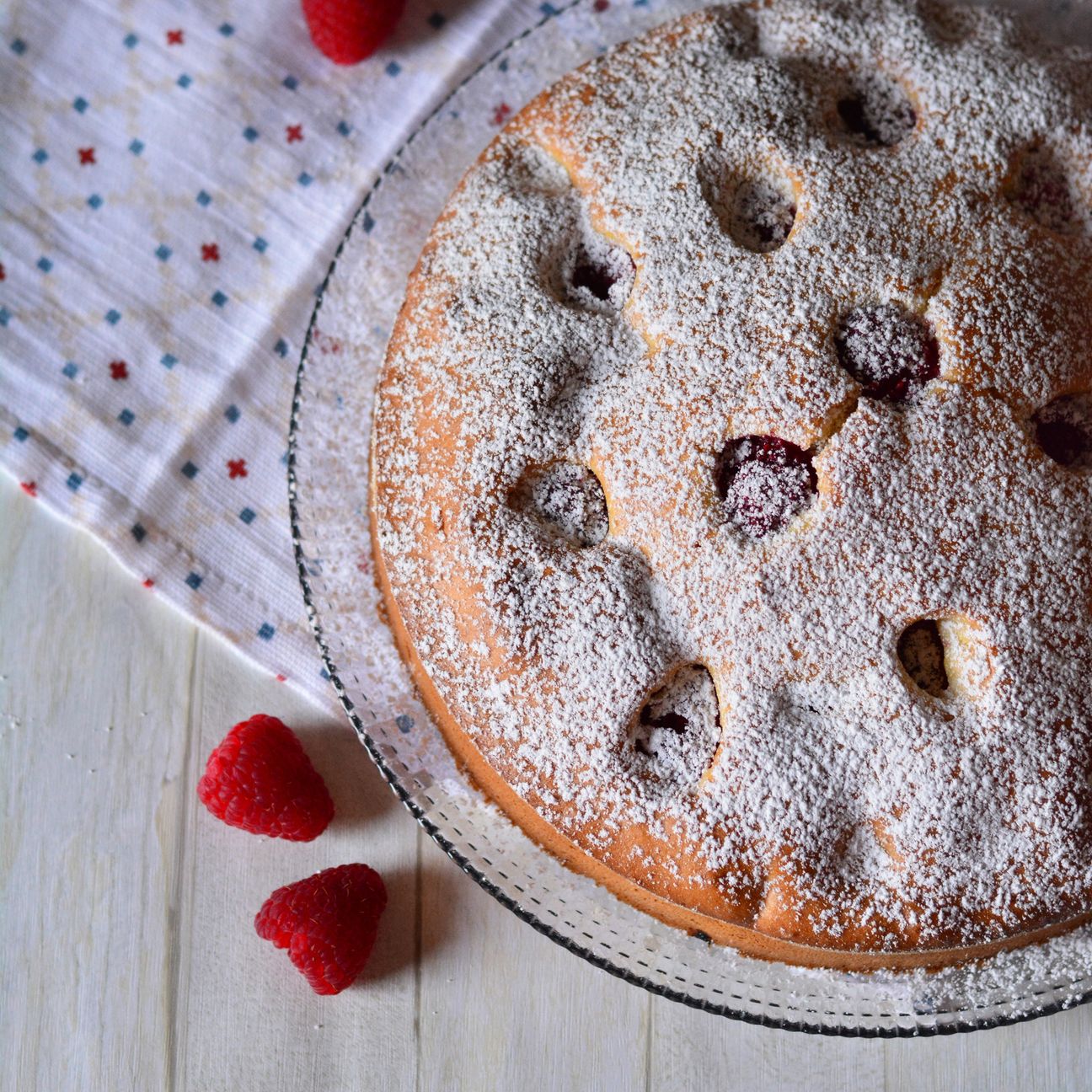 Torta Yogurt e Lamponi