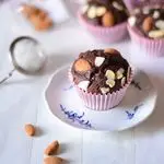 Ricetta Muffin al cacao e mandorle