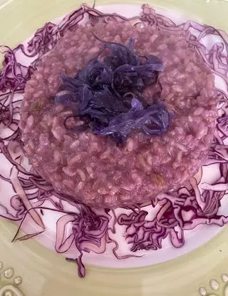 Ricetta Riso con cavolo cappuccio viola alle 2 consistenze di anna180761