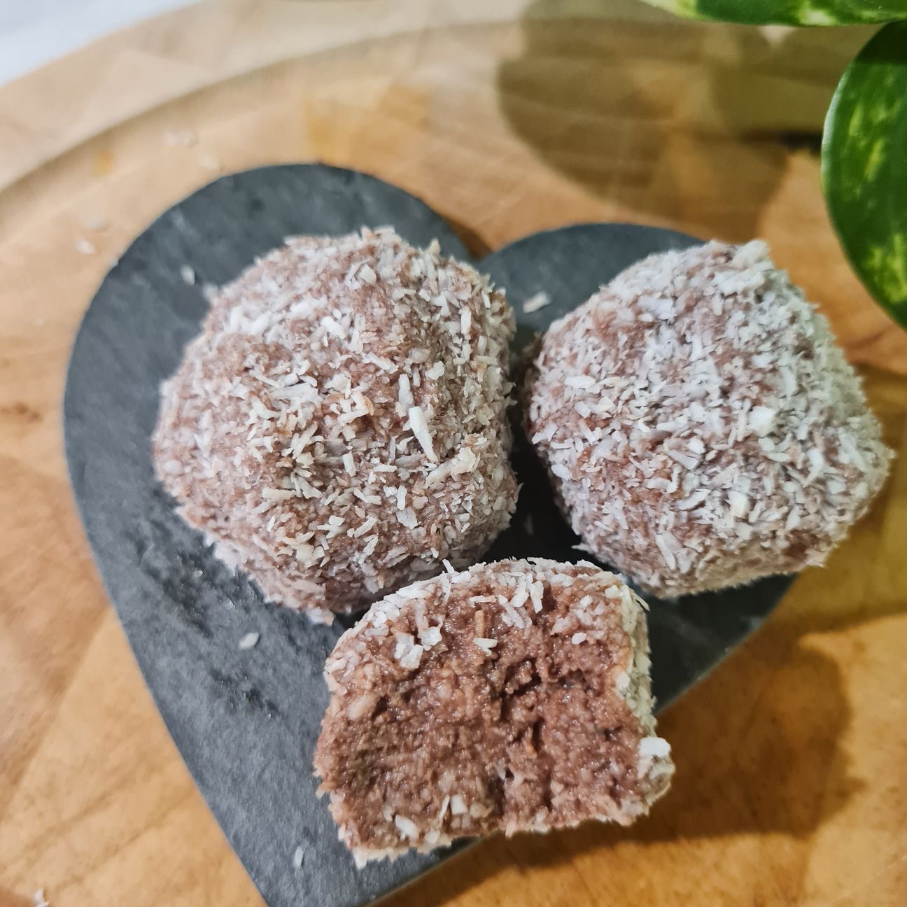 Palline di cocco e cioccolato