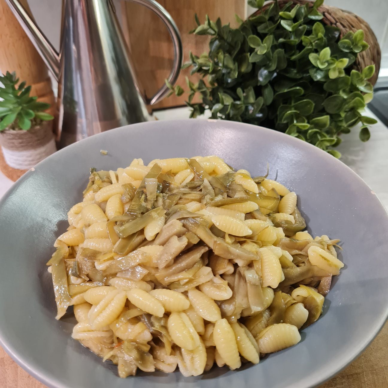 Gnocchetti sardi con carciofi