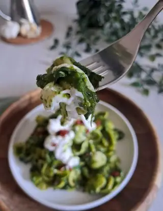 Ricetta Orecchiette con cime di rapa, pomodori secchi e burrata di Briciole_di_mollica