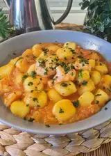 Ricetta Gnocchi con pomodoro e gamberi