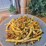 Ricetta Maccheroni al ferretto zucchine e salsiccia