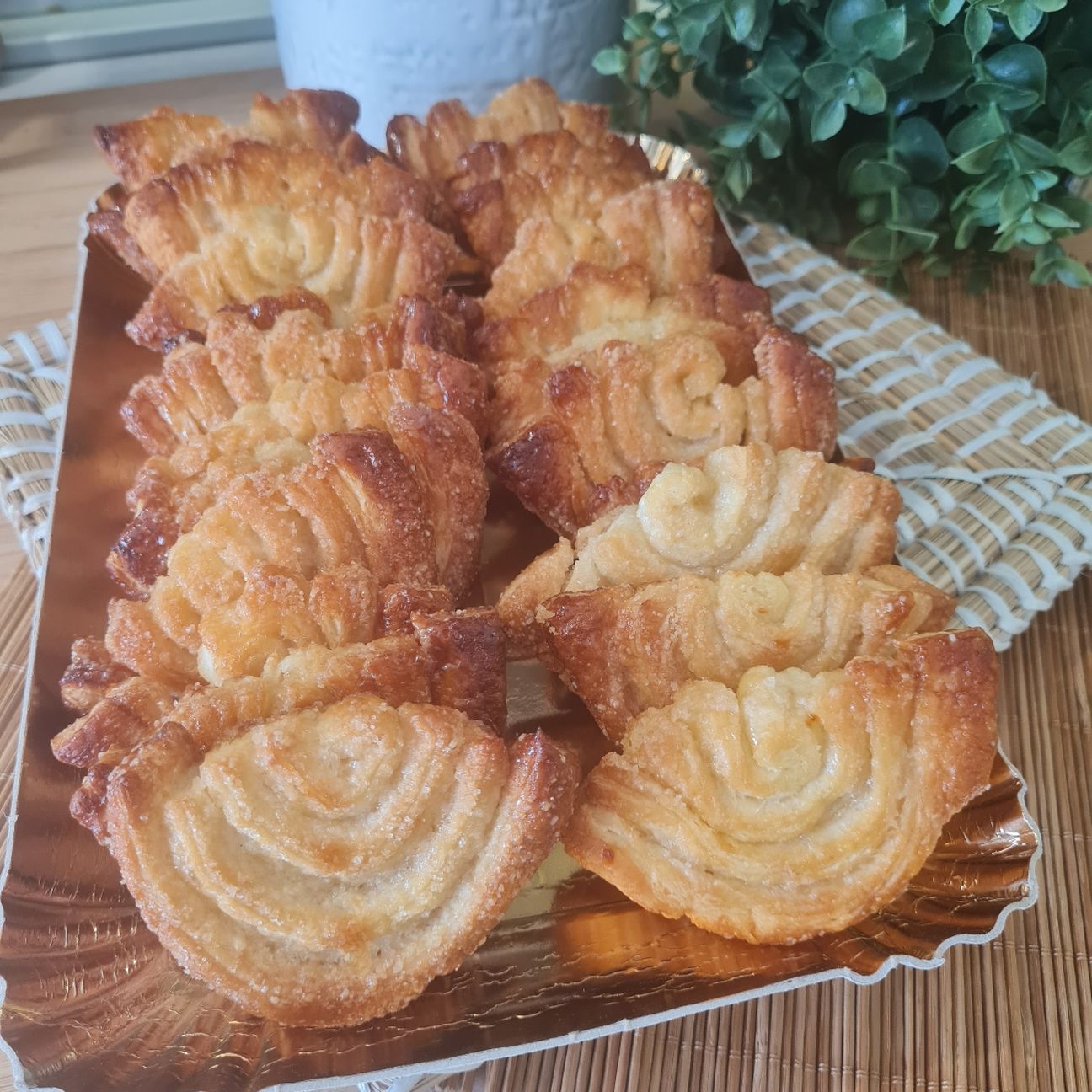 Palmine di pasta sfoglia