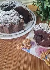 Ricetta Ciambellone soffice cacao e noci