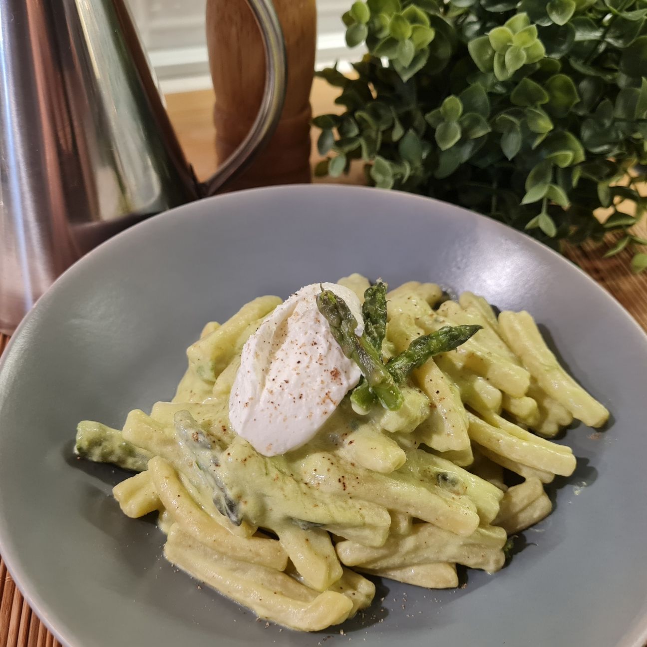 Caserecce con asparagi... cremosissime!
