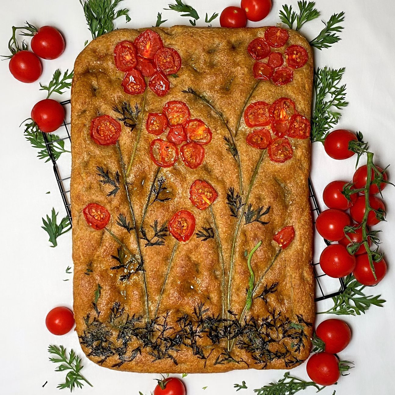 Focaccia artistica