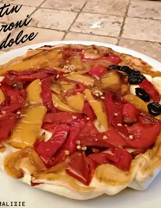 Ricetta Tarte-tatin di peperoni in agrodolce di ladyp