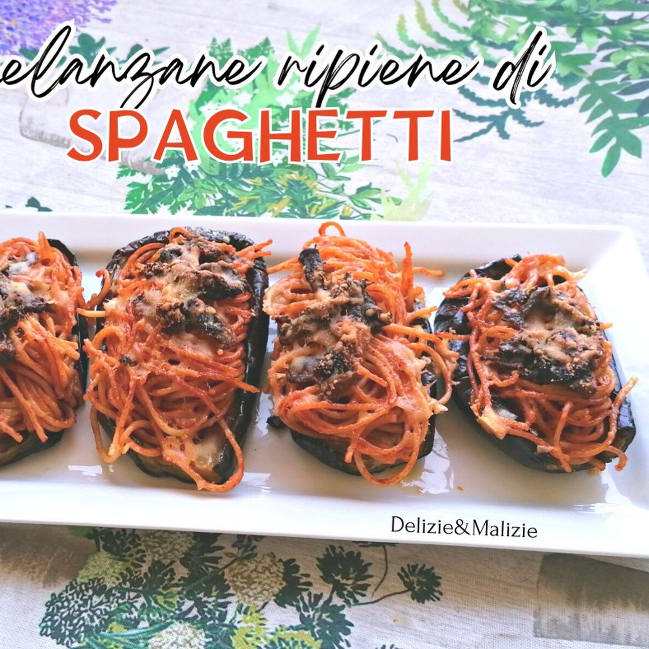 Melanzane ripiene di Spaghetti