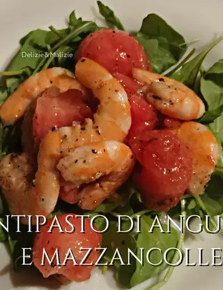 Ricetta Antipasto di anguria e mazzancolle di ladyp