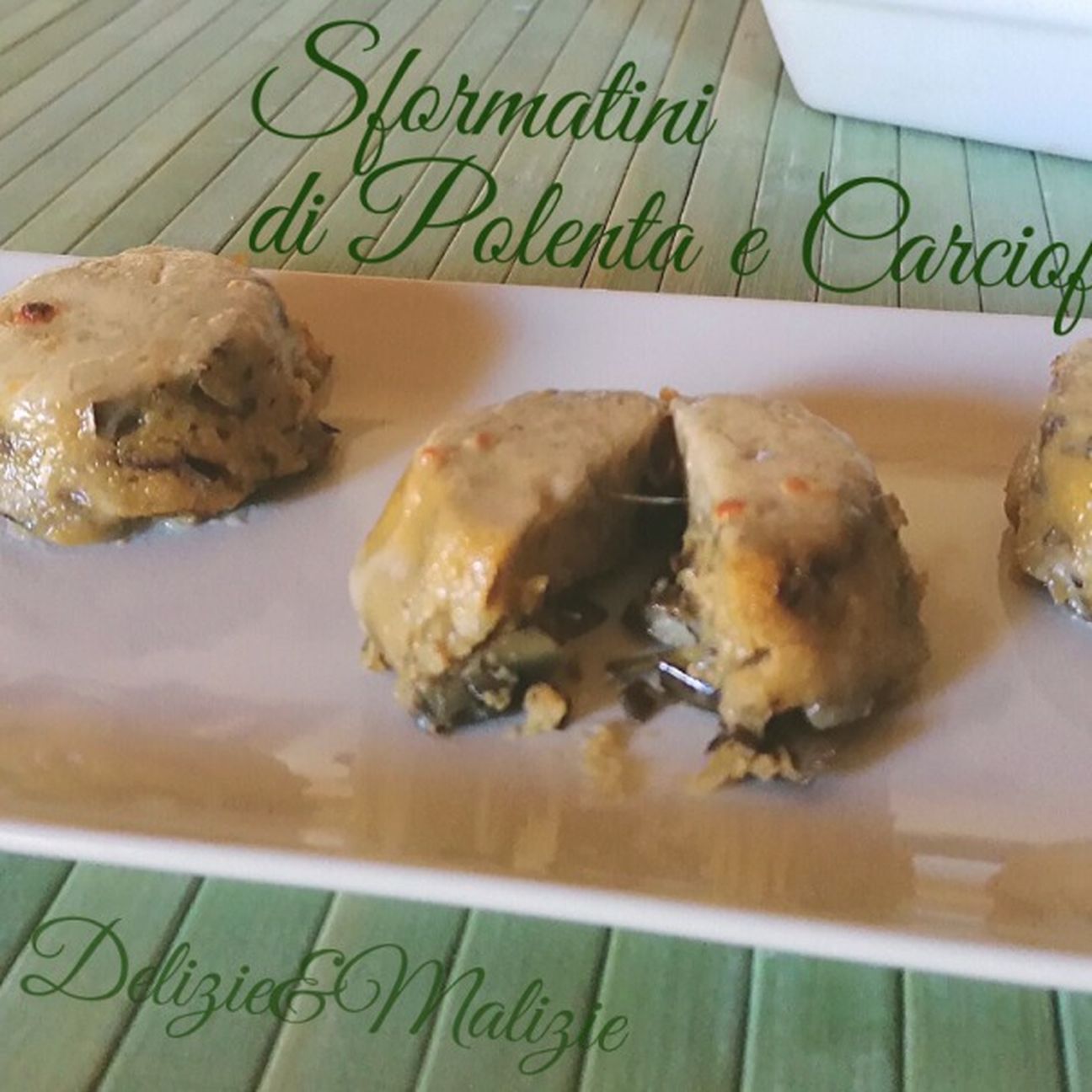 Sformatini di Polenta e Carciofi