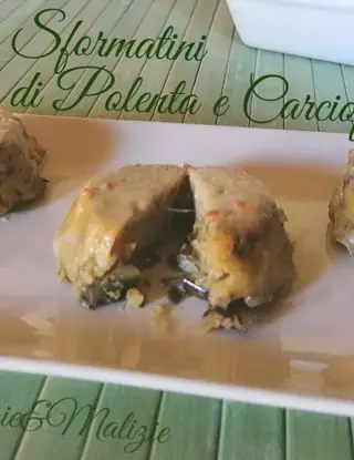 Ricetta Sformatini di Polenta e Carciofi di ladyp