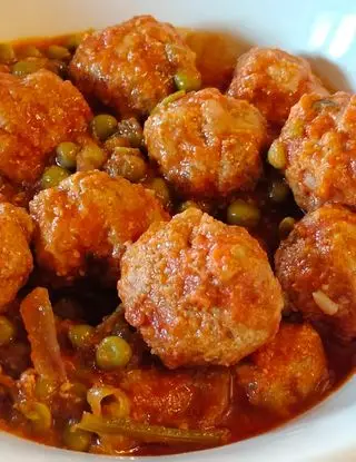 Ricetta Polpette coi piselli (le polpette di mamma) di ladyp