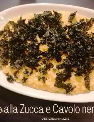 Ricetta RISOTTO ALLA ZUCCA E CAVOLO NERO CROCCANTE di ladyp