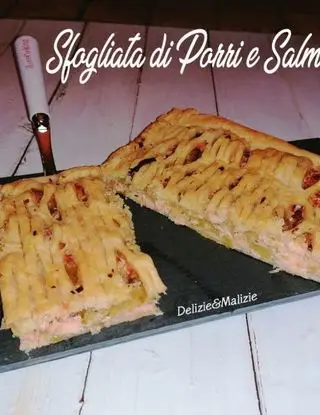 Ricetta SFOGLIATA DI PORRI E SALMONE FRESCO di ladyp