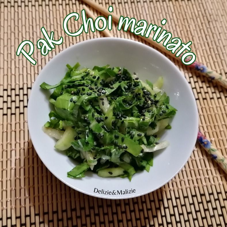 Pak Choi marinato