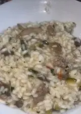 Ricetta Risotto con Funghi Porcini,salsiccia e zucchine